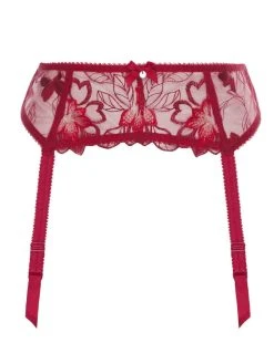 FANTASIE Leona Suspender Belt -MARIE JO Shop fl2689 red plain
