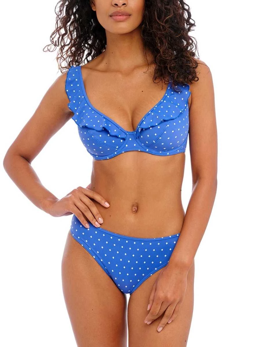 FREYA Jewel Cove High Apex Bikini Top - Azure 7 FREYA Jewel Cove High Apex Bikini Top - Azure - Image 5