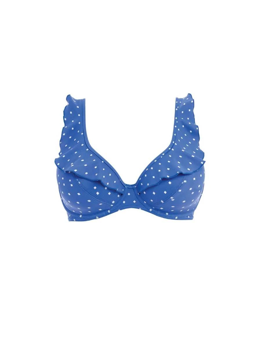 FREYA Jewel Cove High Apex Bikini Top - Azure 8 FREYA Jewel Cove High Apex Bikini Top - Azure - Image 6