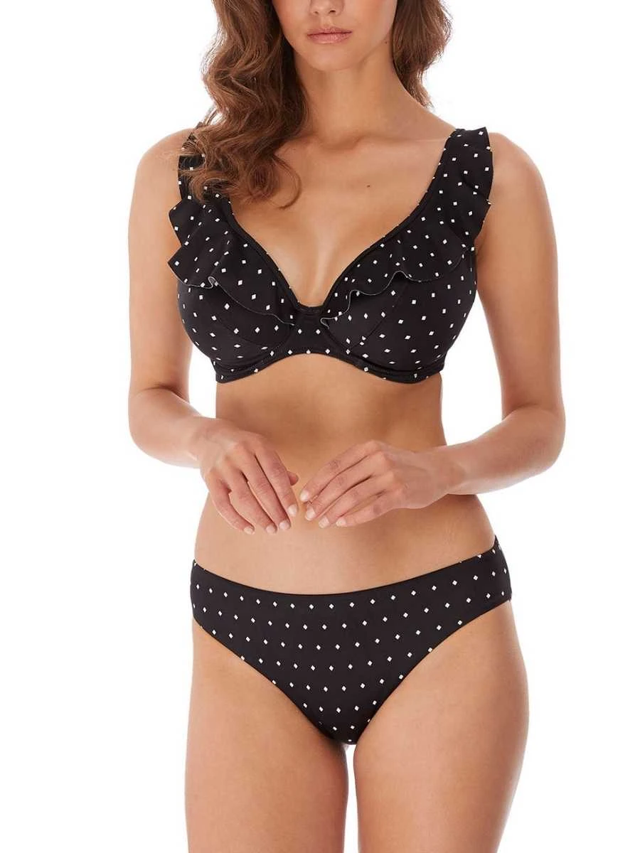 FREYA Jewel Cove High Apex Bikini Top - Black 8 FREYA Jewel Cove High Apex Bikini Top - Black - Image 6