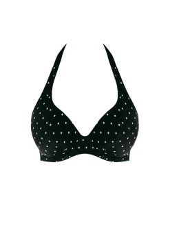 FREYA Jewel Cove Halter Bikini Top - Black -MARIE JO Shop freya 20swimwear 20jewel 20cove 20as7232 20blk 20p