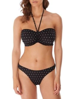 FREYA Jewel Cove Bandeau Bikini Top - Black -MARIE JO Shop freya 20swimwear 20jewel 20cove 20as7233 20blk 20full