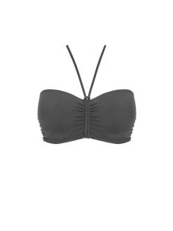FREYA Jewel Cove Bandeau Bikini Top - Plain Black -MARIE JO Shop freya 20swimwear 20jewel 20cove 20as7233 20plk 20p