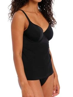 FREYA Jewel Cove Tankini - Plain Black -MARIE JO Shop freya 20swimwear 20jewel 20cove 20as7238 20plk 20s