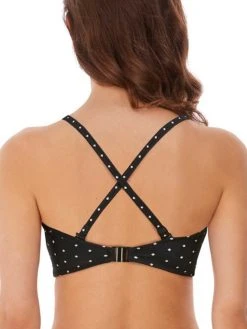 FREYA Jewel Cove Bralette Bikini Top - Black -MARIE JO Shop freya 20swimwear 20jewel 20cove 20as7239 20blk 20b1
