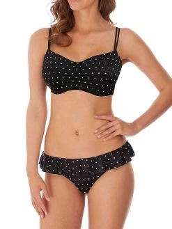 FREYA Jewel Cove Bralette Bikini Top - Black -MARIE JO Shop freya 20swimwear 20jewel 20cove 20as7239 20blk 20full