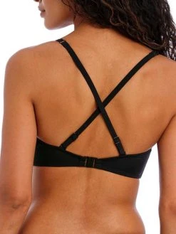 FREYA Jewel Cove Bralette Bikini Top - Plain Black -MARIE JO Shop freya 20swimwear 20jewel 20cove 20as7239 20plk 20b